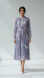 Long Pleated Maxi