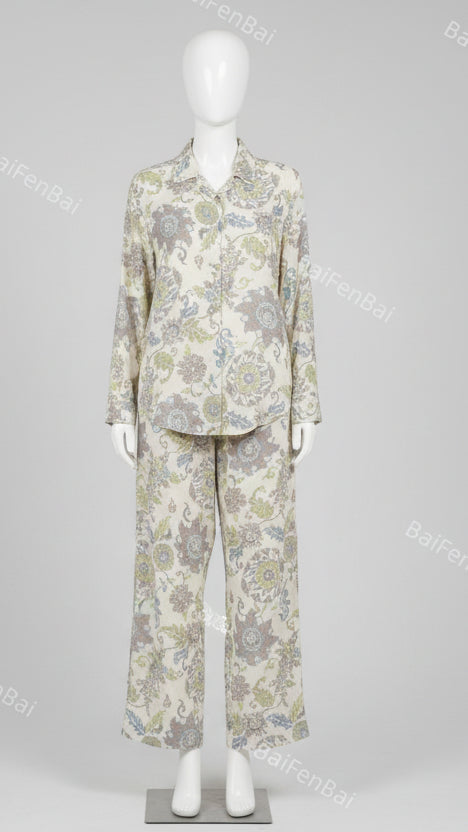 Linen Polyester Co-ord Set