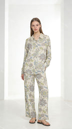 Linen Polyester Co-ord Set