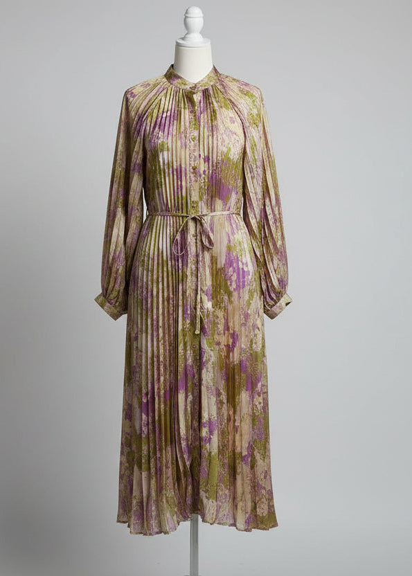 Long Pleated Maxi