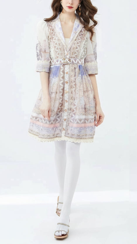 Zimmermann High Tide Mini Shirt Dress