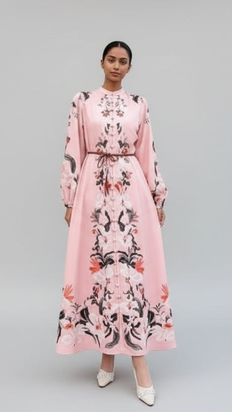 Blush Floral Maxi