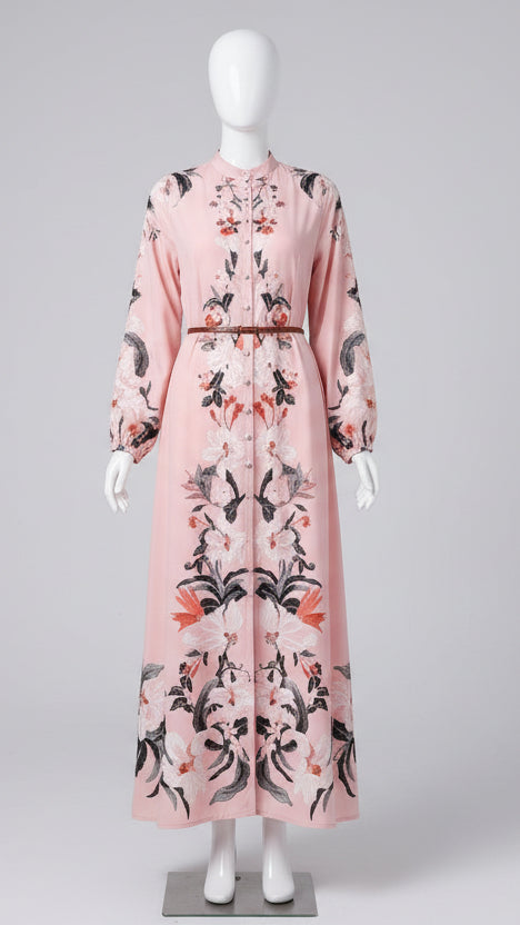 Blush Floral Maxi