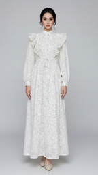 Long Maxi Frill Dress