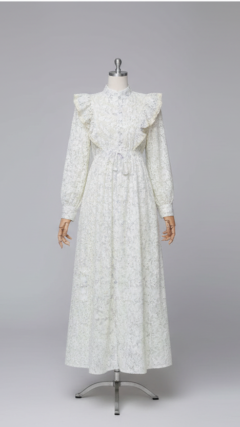Long Maxi Frill Dress