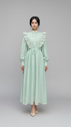 Long Maxi Frill Dress