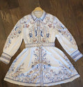 Mist Blue Shirt Dress