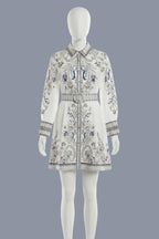 Mist Blue Shirt Dress