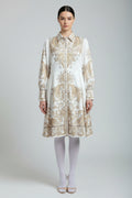 Imperial Ivory Shirt Dress