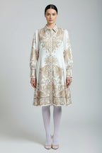 Imperial Ivory Shirt Dress