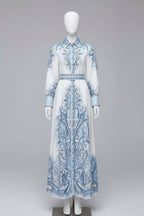 Skyline Paisley Belted Dress