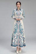 Prism Paisley Belted Dress