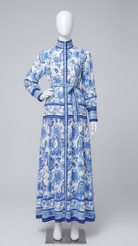 Long Polyester Maxi Dress