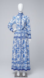 Long Polyester Maxi Dress