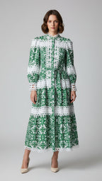 Long Laced Maxi Dress