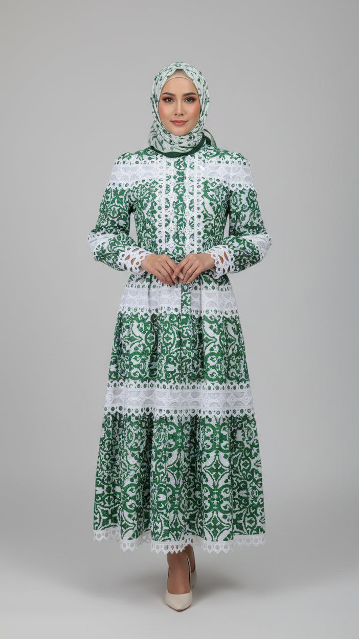 Long Laced Maxi Dress