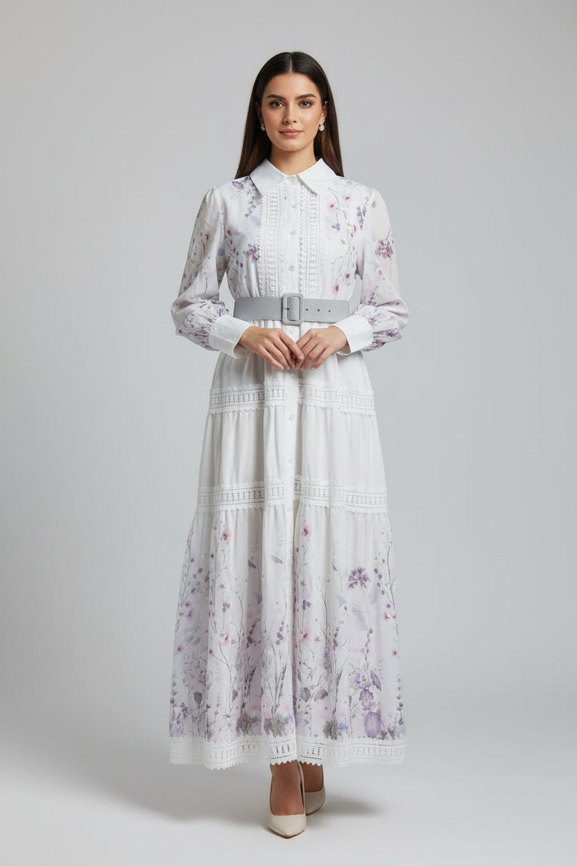 The Lavender Lace Maxi