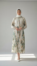 Long Pleated Maxi