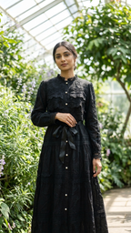 Midnight Ruffle Dress