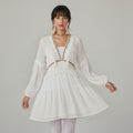 Boho Chiffon Mini Dress