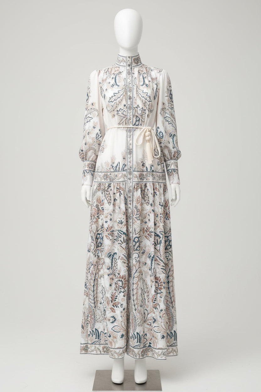 Ivory Mist Lantern Maxi