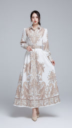 Golden Hour Paisley Maxi