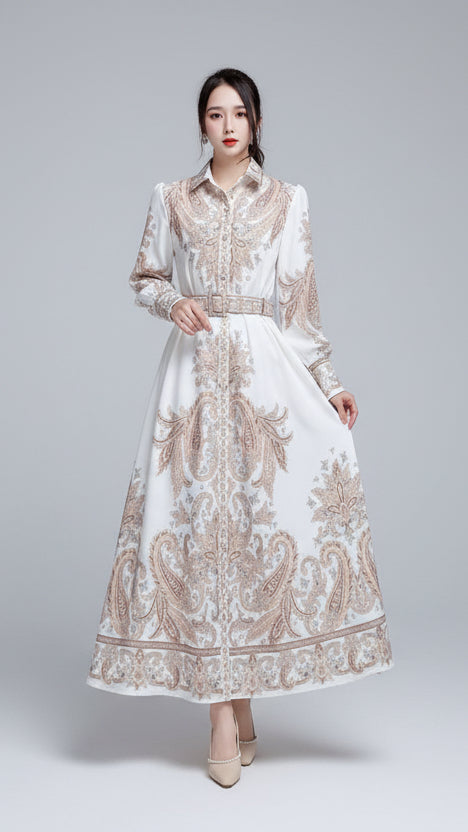 Golden Hour Paisley Maxi