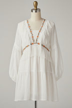 Boho Chiffon Mini Dress